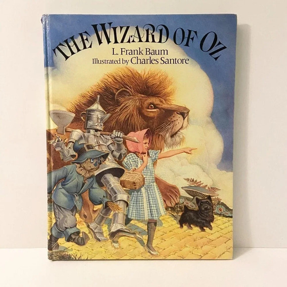 Vintage 1991  Wizard of Oz Jellybean Press Book by L Frank Baum - Picture 1 of 16